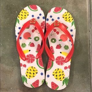Kate Spade flip flops like new without tags